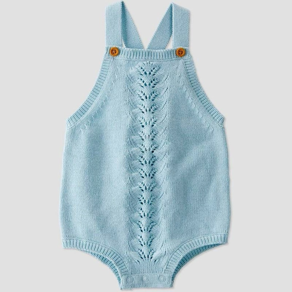 Little Planet by Carter's Organic Cotton Eyelet Romper